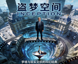 电影《盗梦空间》高清海报 - 梦境与现实交织的科幻经典