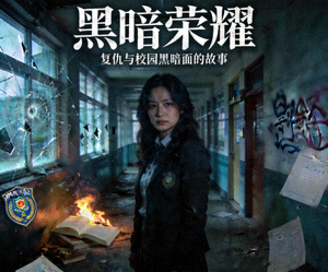 韩剧《黑暗荣耀》剧照海报 - 复仇与校园黑暗面的故事