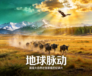 纪录片《地球脉动》封面 - 展现大自然壮丽景观的纪录片